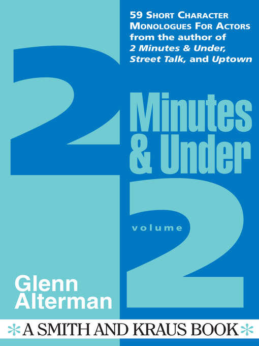 Title details for 2 Minutes & Under, Volume 2 by Glenn Alterman - Available